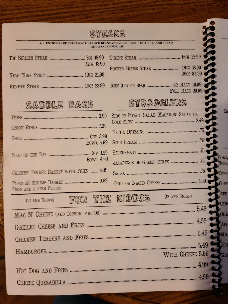 Chuckwagon Grill Photo Menu 6