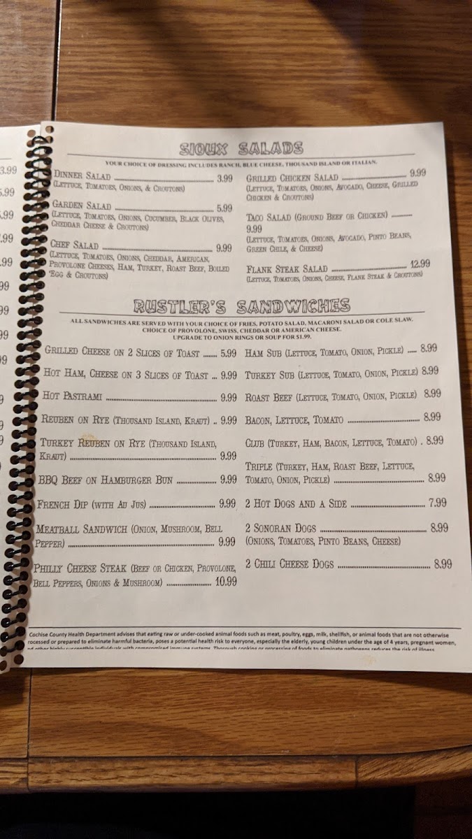 Chuckwagon Grill Photo Menu 7