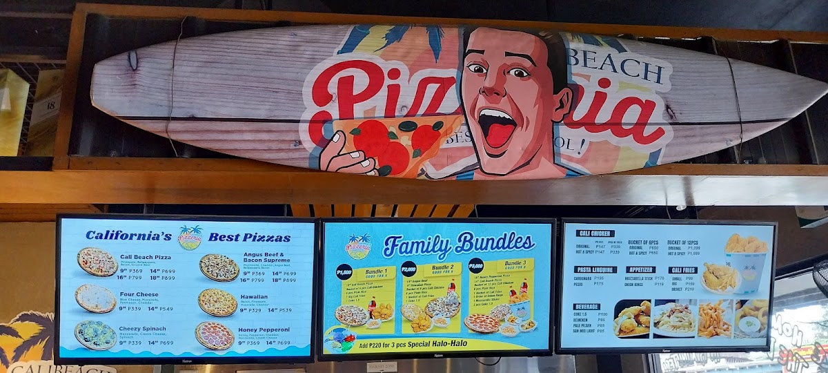 California Beach Pizza Photo Menu 8