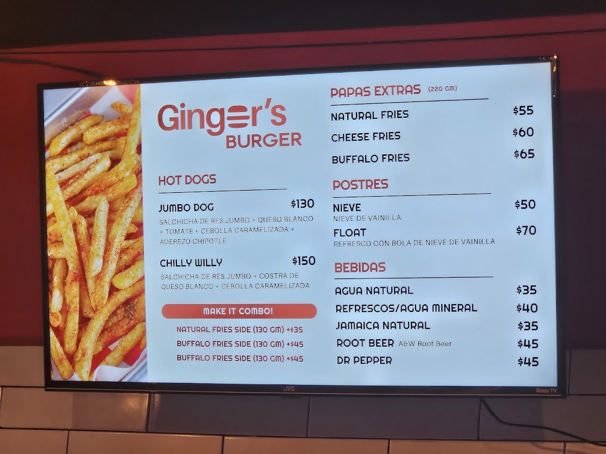 Ginger's Burger Photo Menu 10