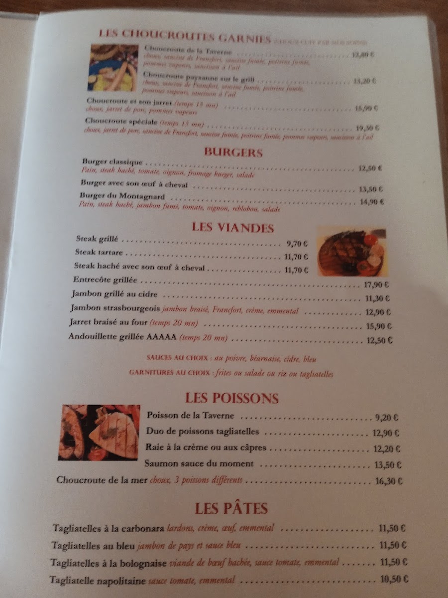 La Taverne du Parvis Photo Menu 1