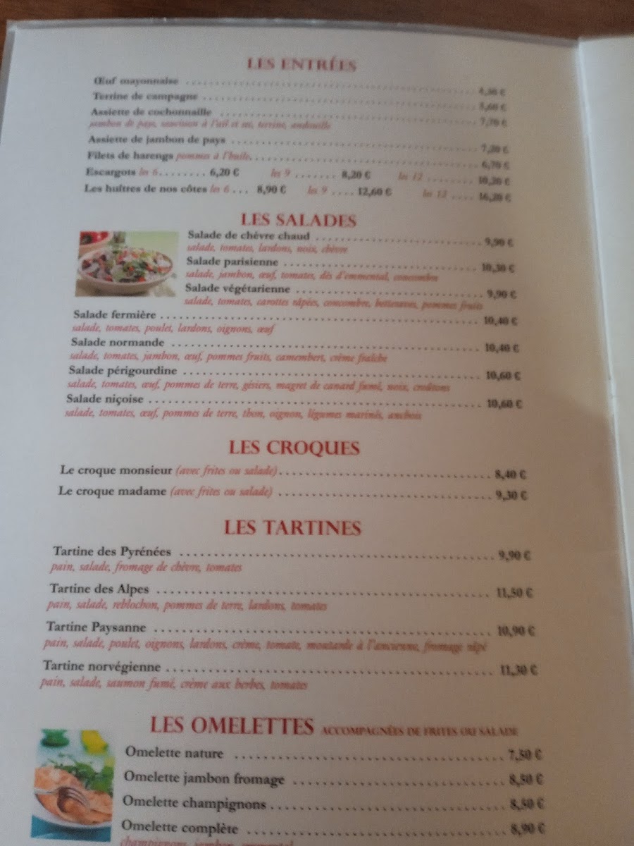 La Taverne du Parvis Photo Menu 4