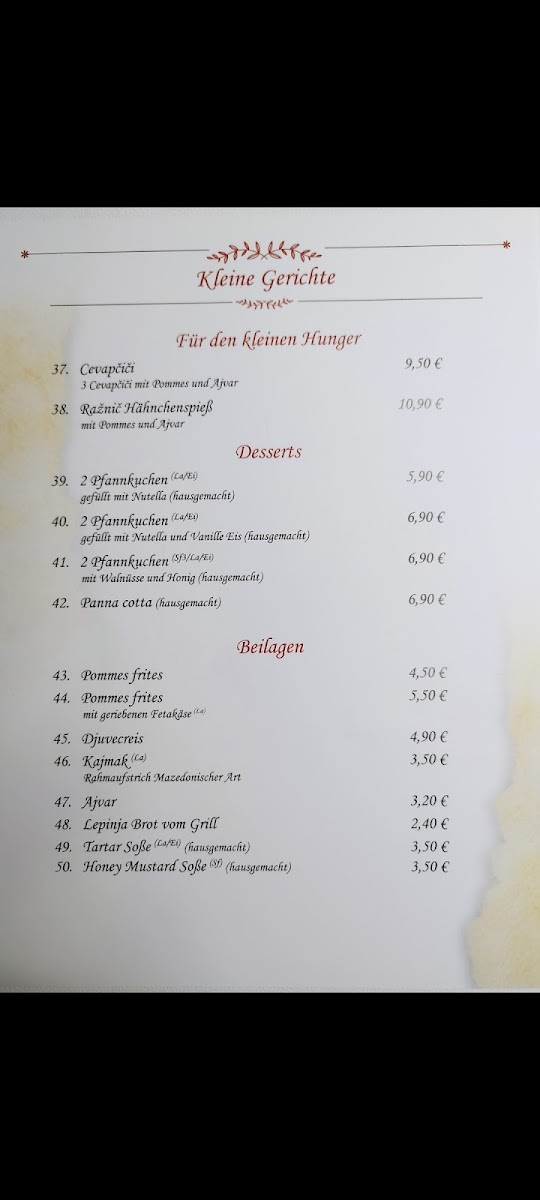 Restaurant Goldenes Fass - Ristovski Photo Menu 4