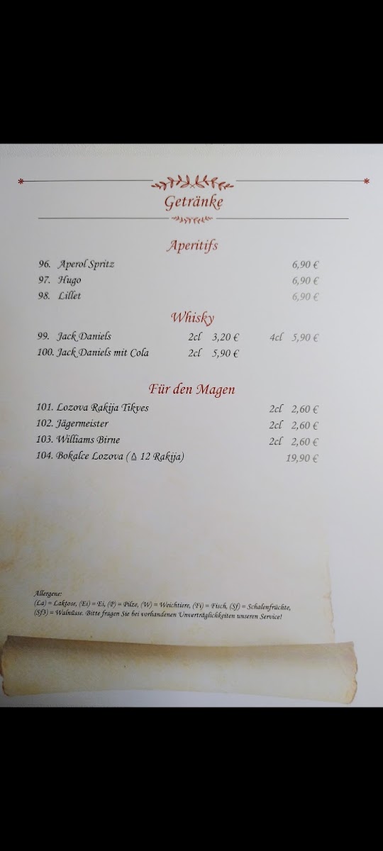 Restaurant Goldenes Fass - Ristovski Photo Menu 7