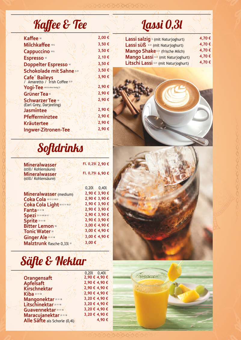 Maa Indische Restaurant Photo Menu 6