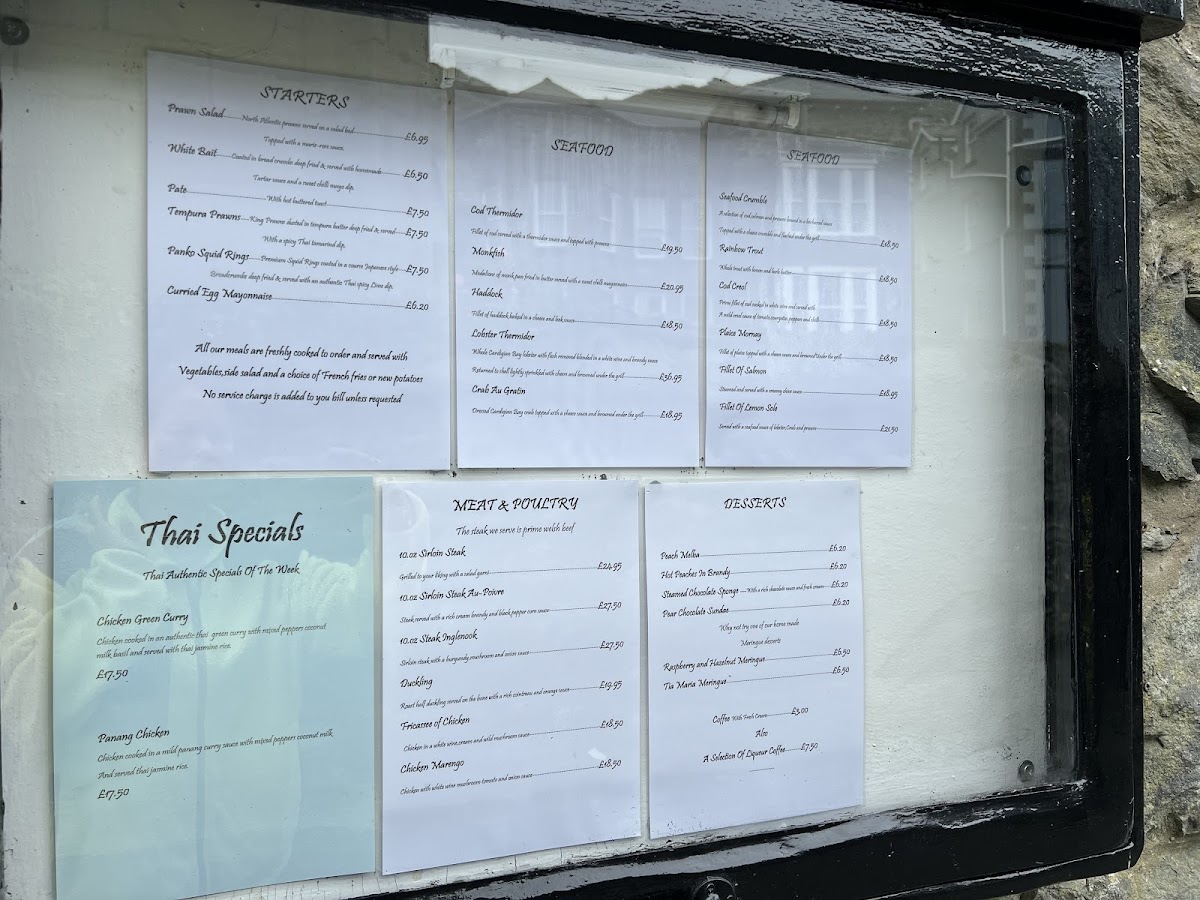 Ingle Nook Restaurant Photo Menu 2