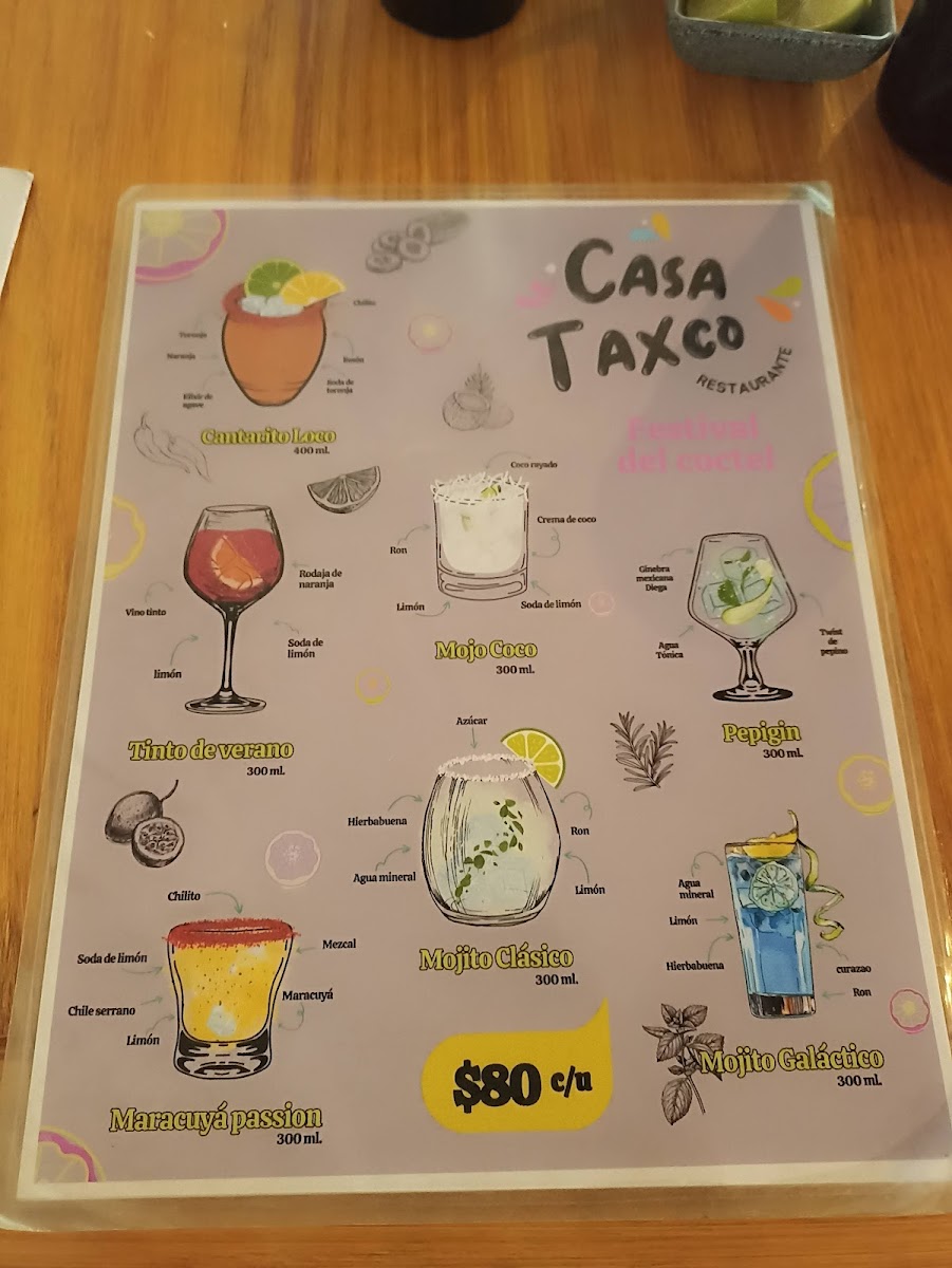 Casa Taxco Photo Menu 4
