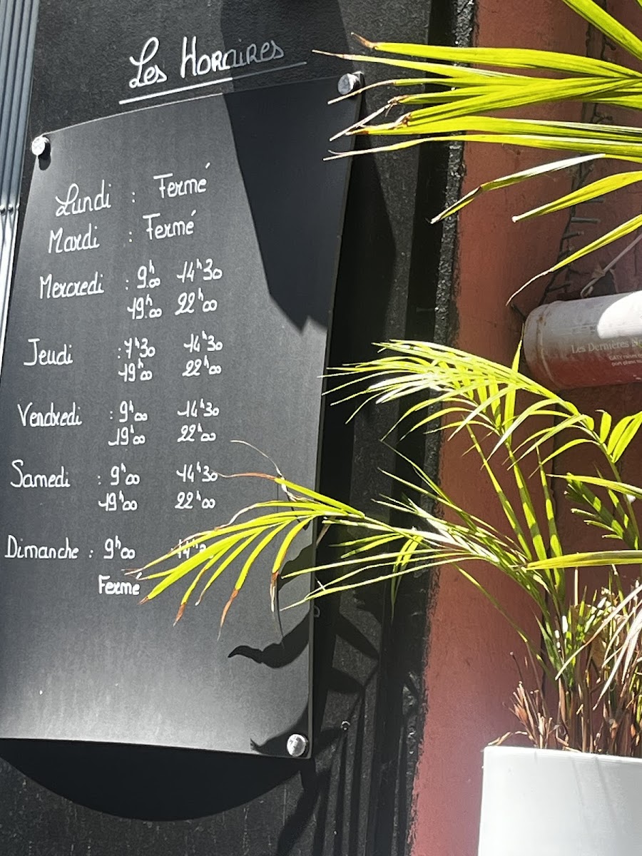 Le rouge et noir Photo Menu 5