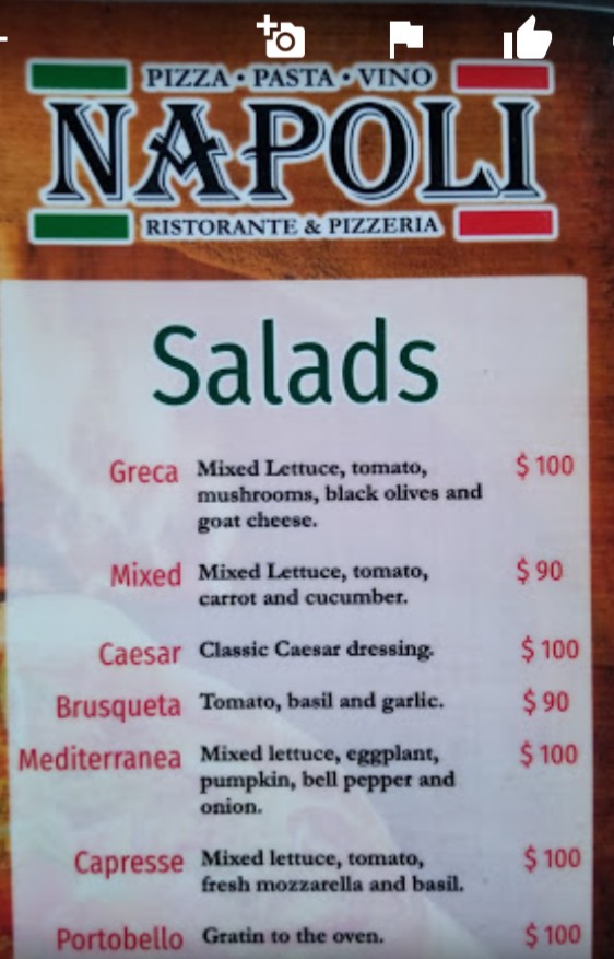 Napoli Pizza Photo Menu 10
