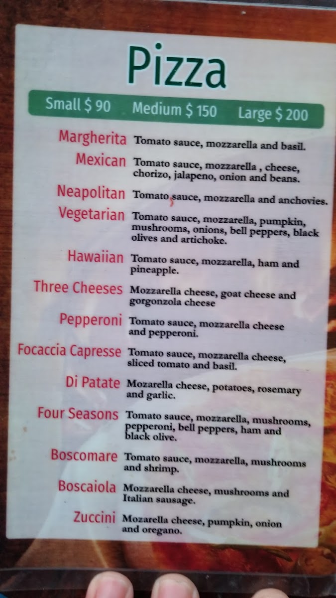 Napoli Pizza Photo Menu 8