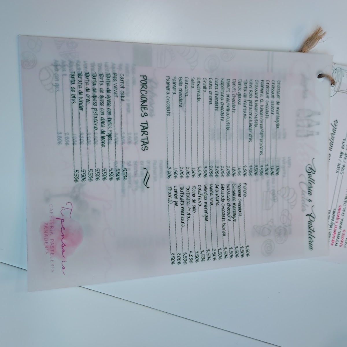 Ti penso io Photo Menu 8