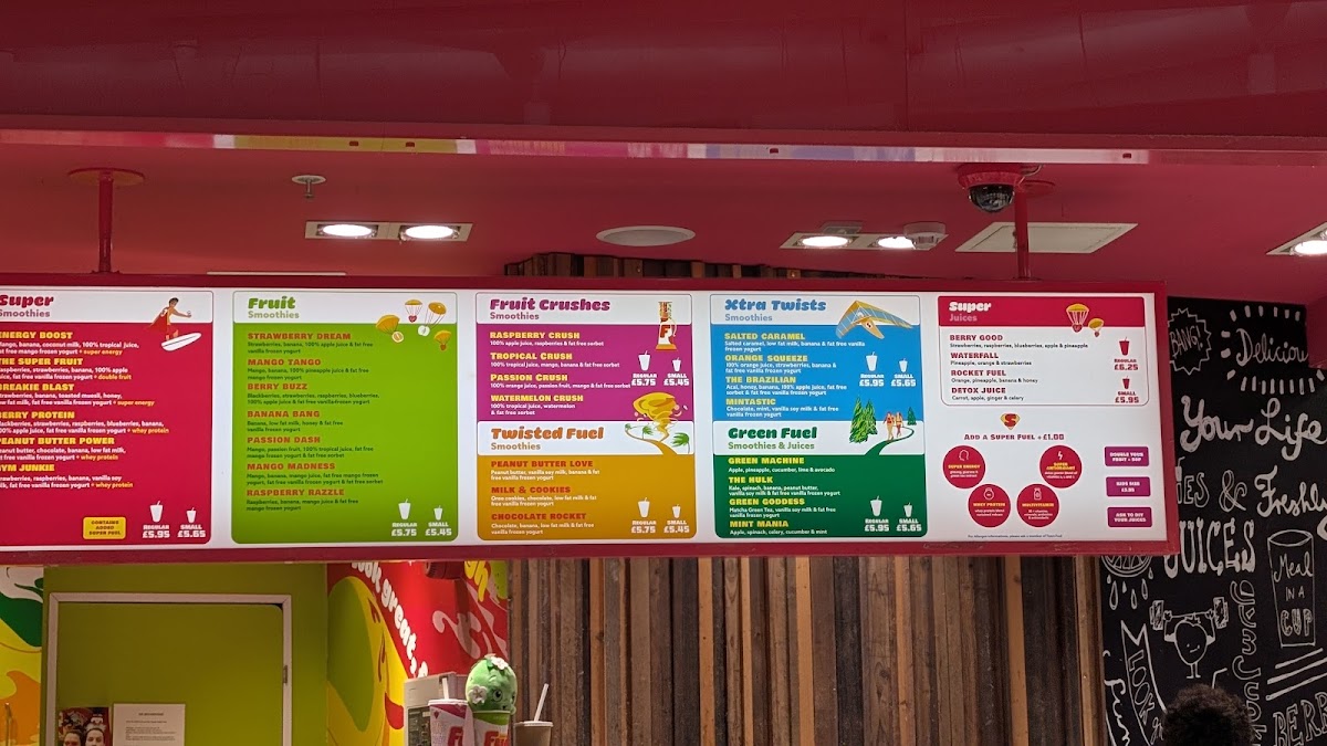 Fuel Juice Bar Photo Menu 4