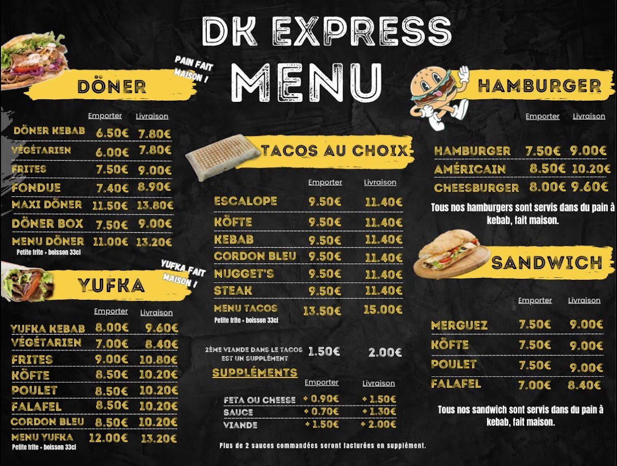 Kebab Dk Express Sierentz Photo Menu 1