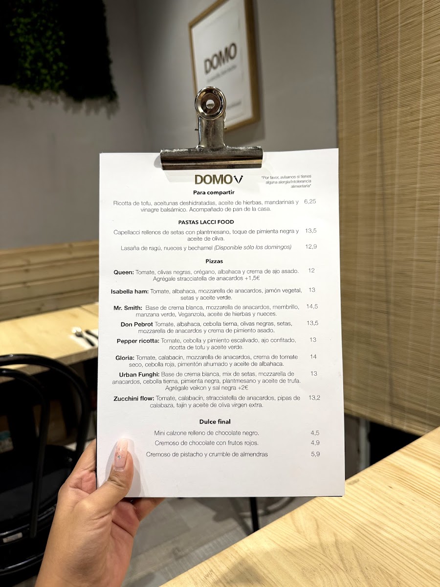 Pizzeria artesana Domo Photo Menu 3
