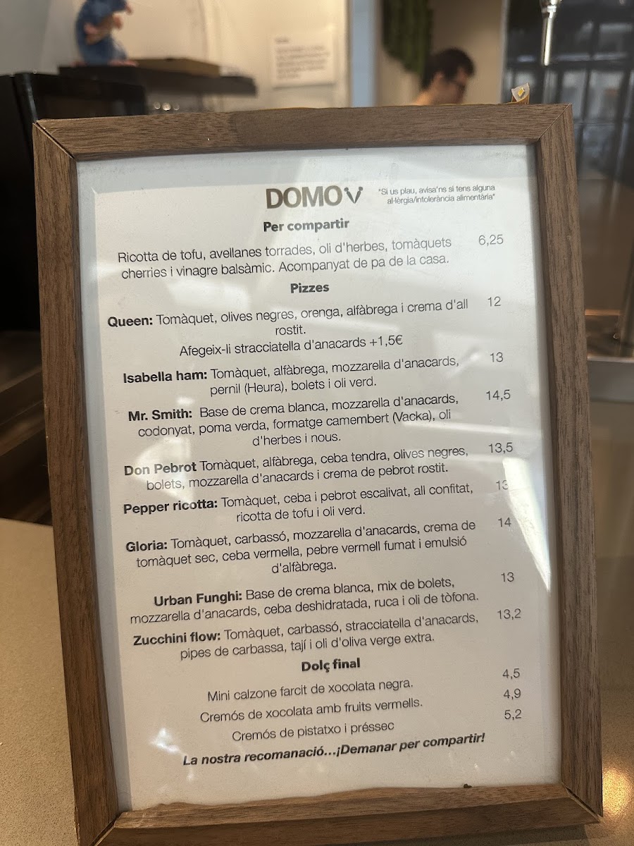 Pizzeria artesana Domo Photo Menu 6
