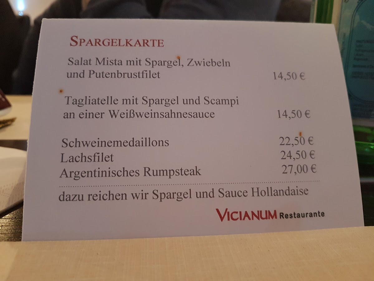 Vicianum Restaurante Photo Menu 2