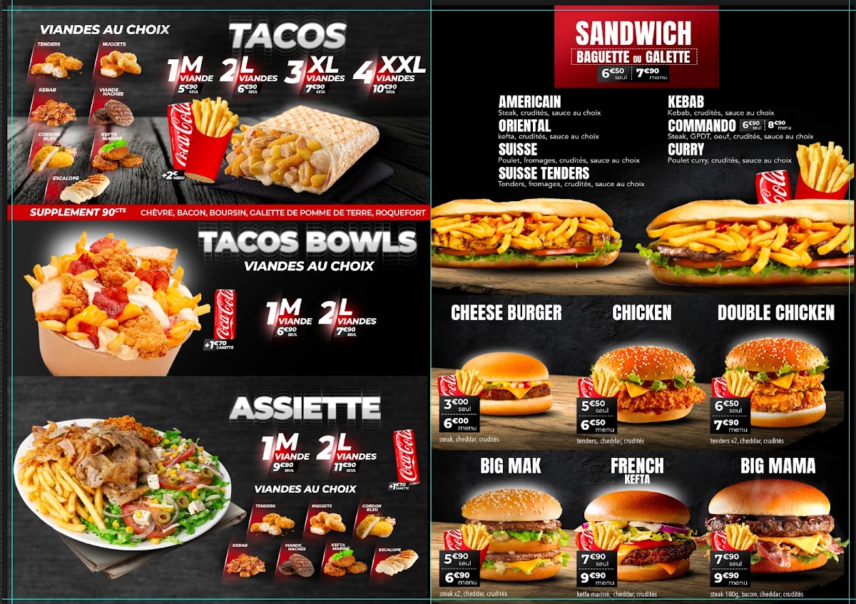 TACOS BOWLS Photo Menu 1