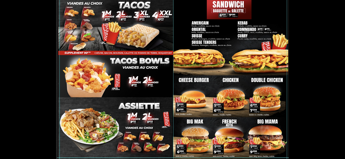 TACOS BOWLS Photo Menu 3