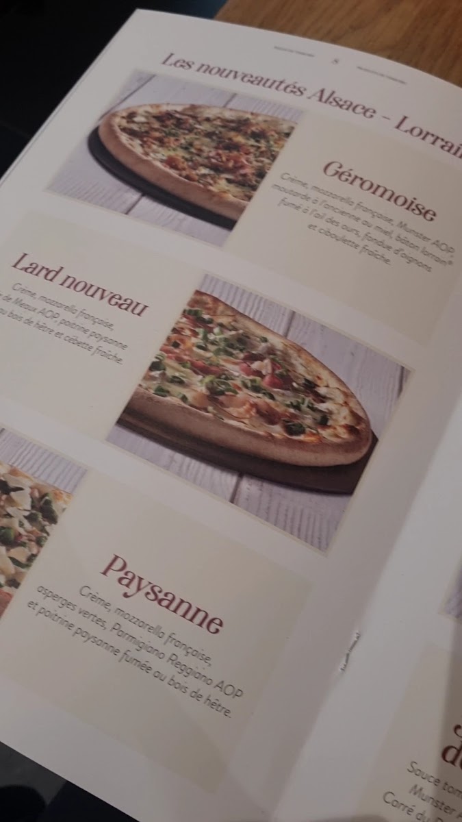 Basilic & Co - pizzas de terroirs - Annecy Photo Menu 7