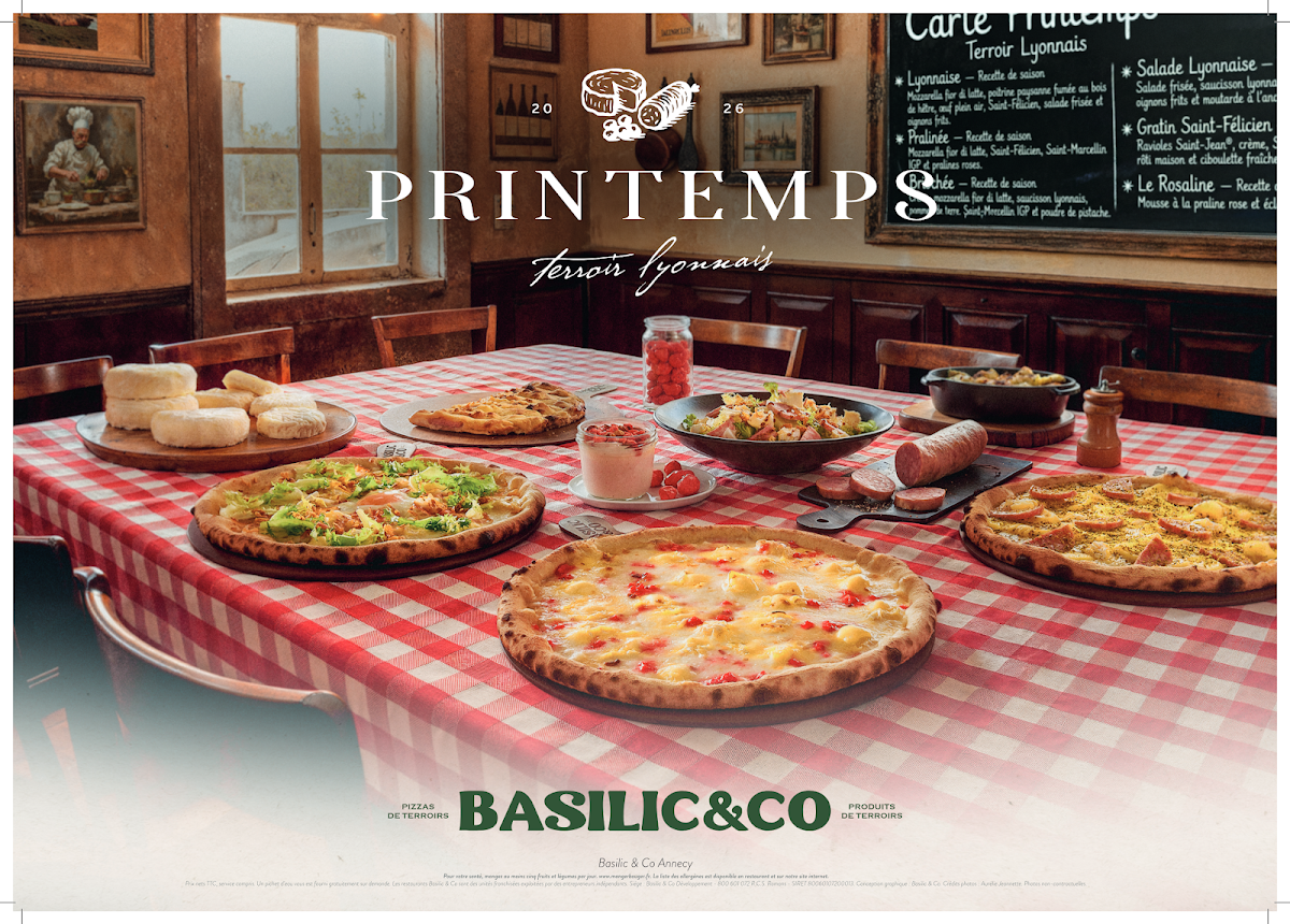 Basilic & Co - pizzas de terroirs - Annecy Photo Menu 8