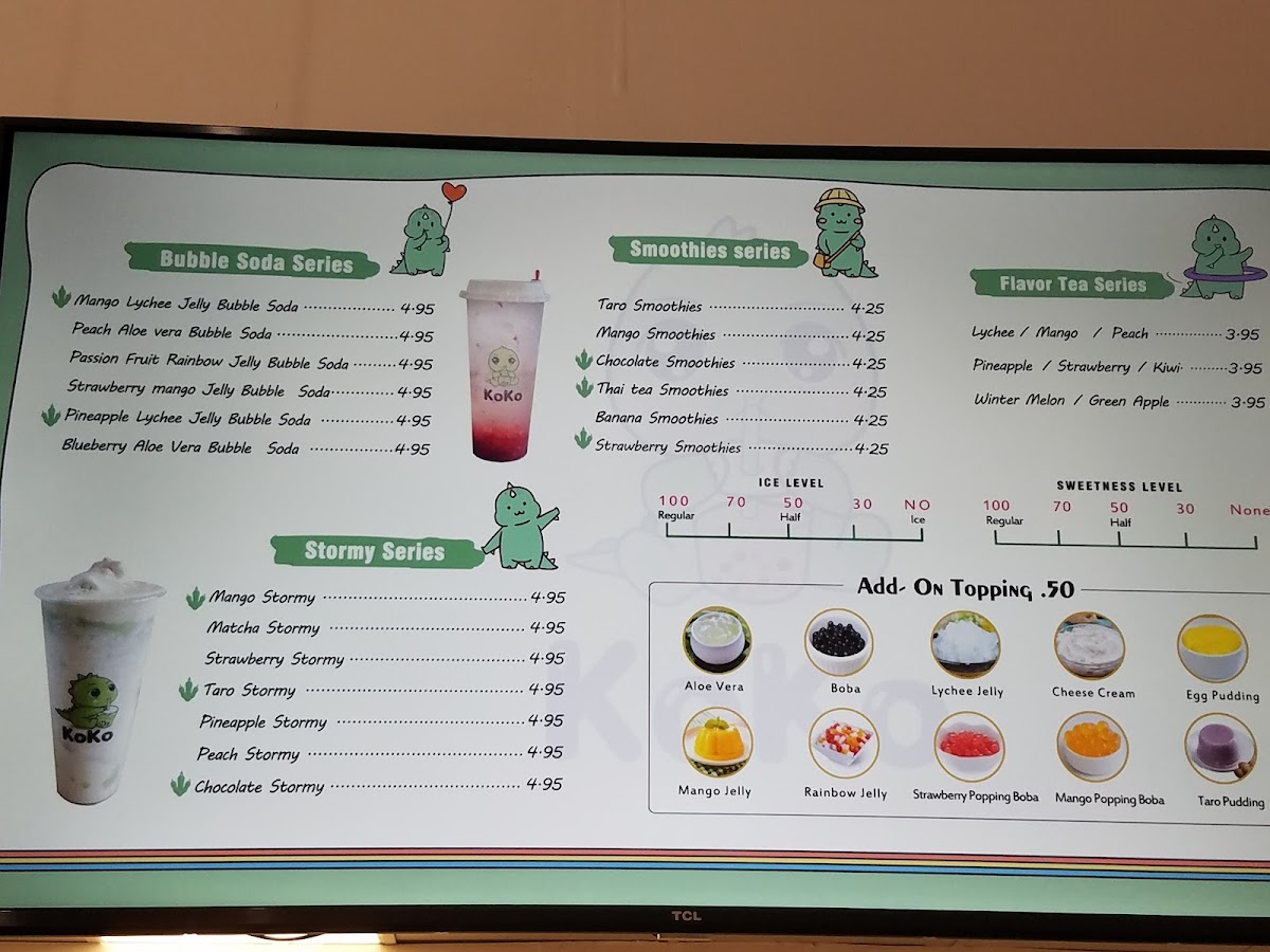 KoKo Boba Tea House Photo Menu 3