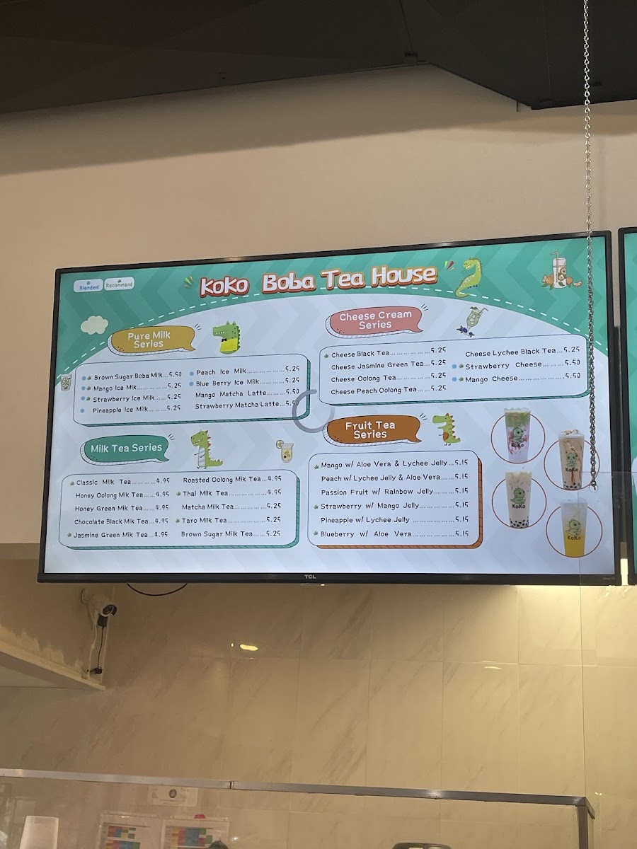 KoKo Boba Tea House Photo Menu 4