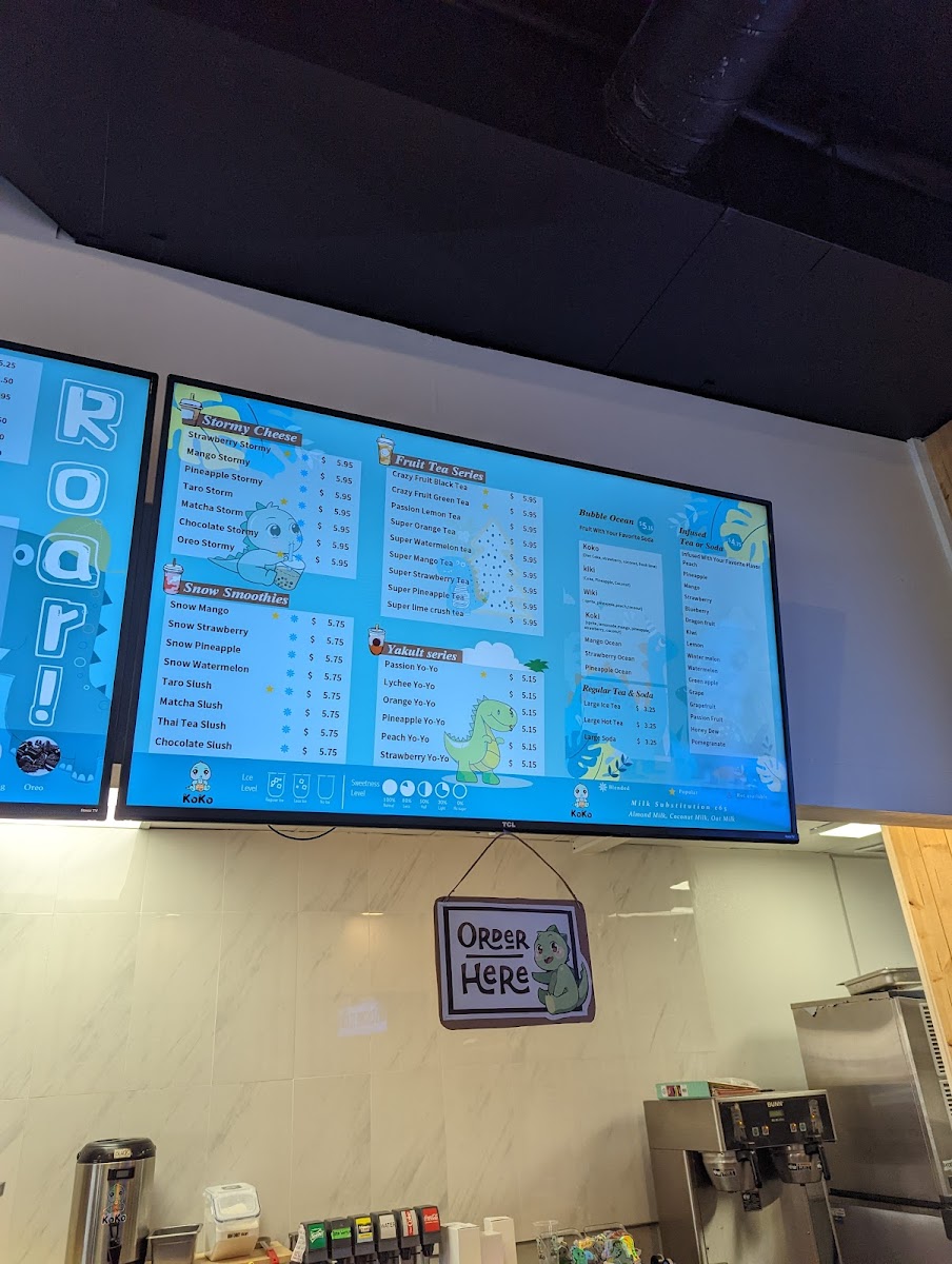 KoKo Boba Tea House Photo Menu 5