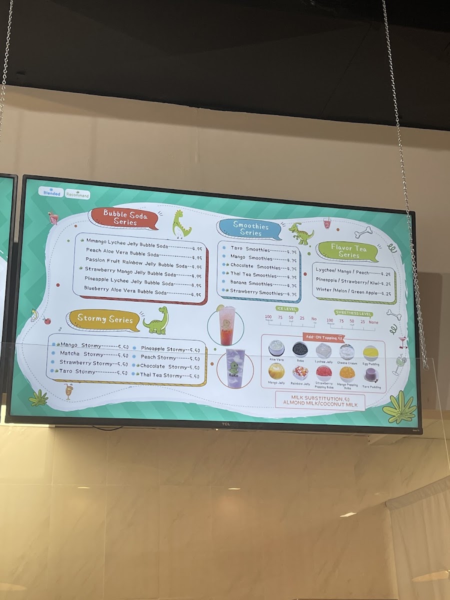 KoKo Boba Tea House Photo Menu 6