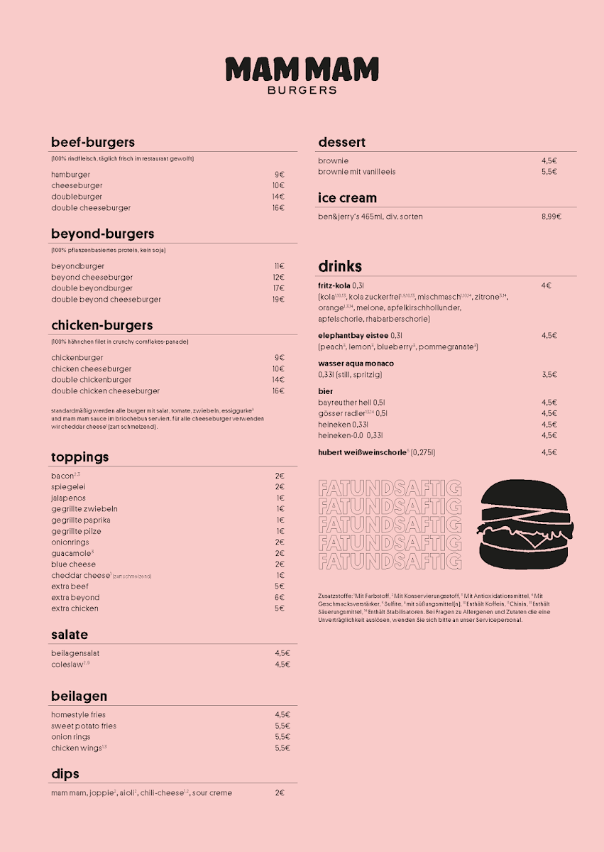 Mam-Mam Burger Photo Menu 4
