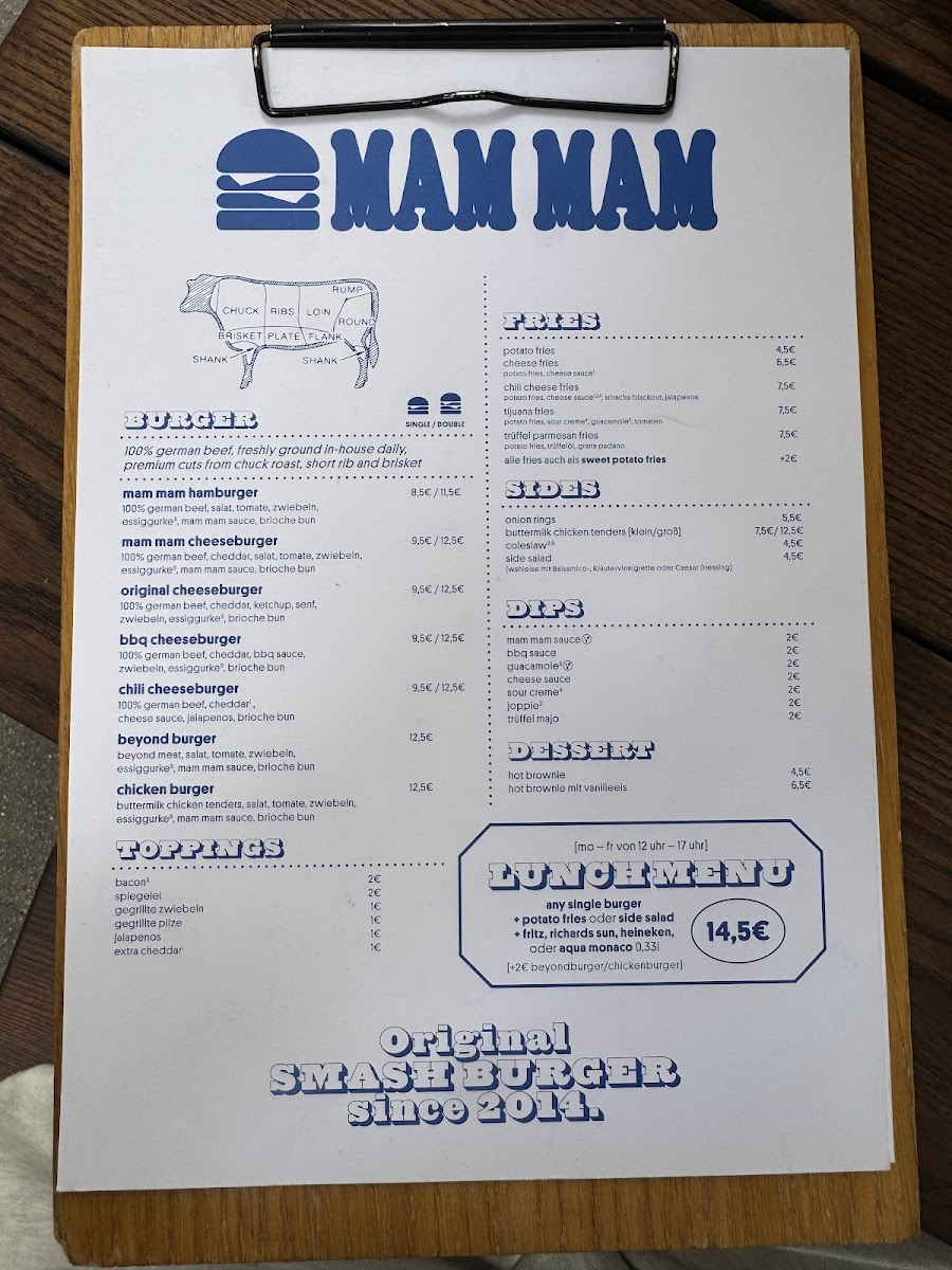 Mam-Mam Burger Photo Menu 8