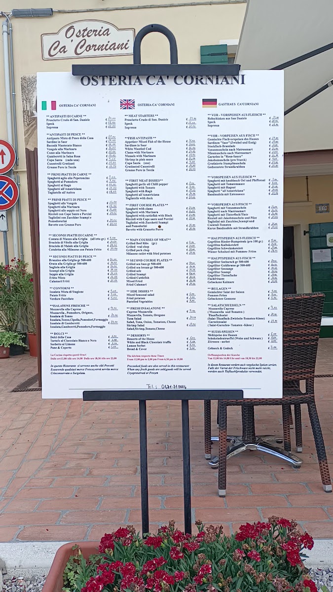 Osteria Ca'Corniani Photo Menu 6