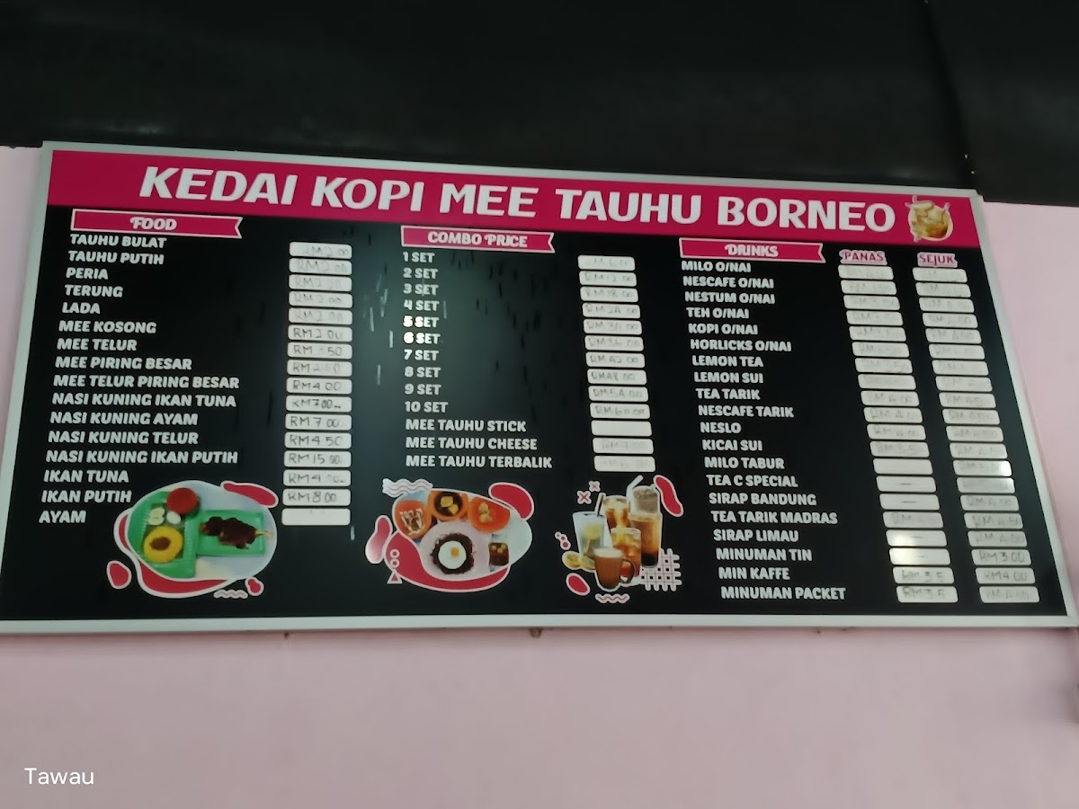 Kedai Kopi Mee Tauhu Borneo Photo Menu 1