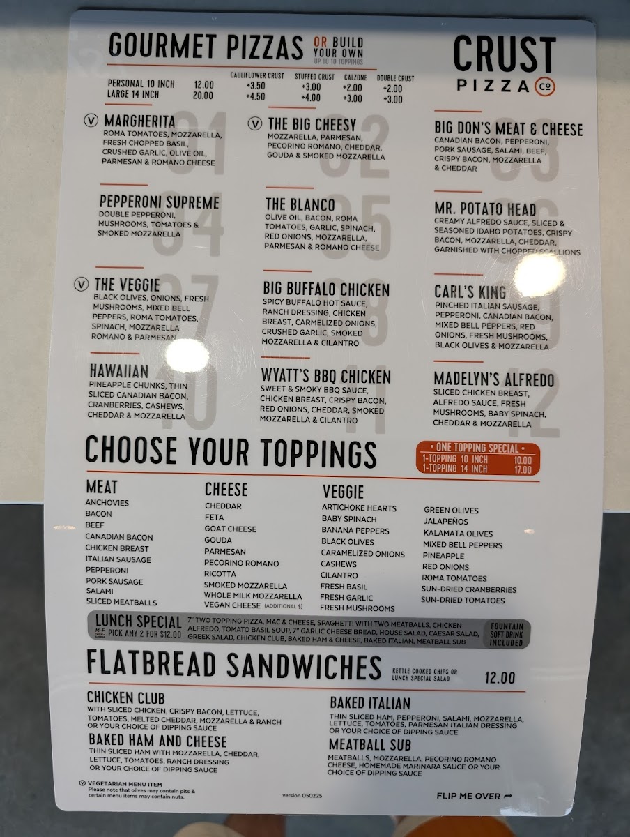 Crust Pizza Co. - Hedwig Village (Memorial) Photo Menu 4