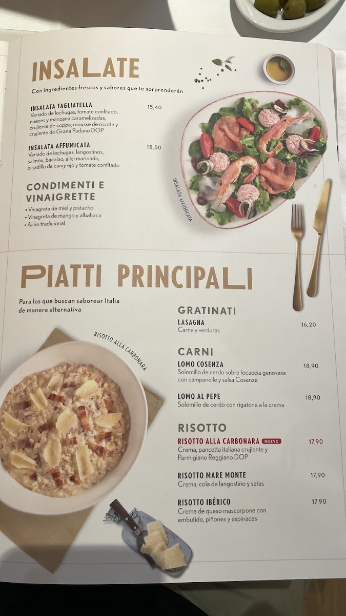 Restaurante La Tagliatella | Soria Photo Menu 1