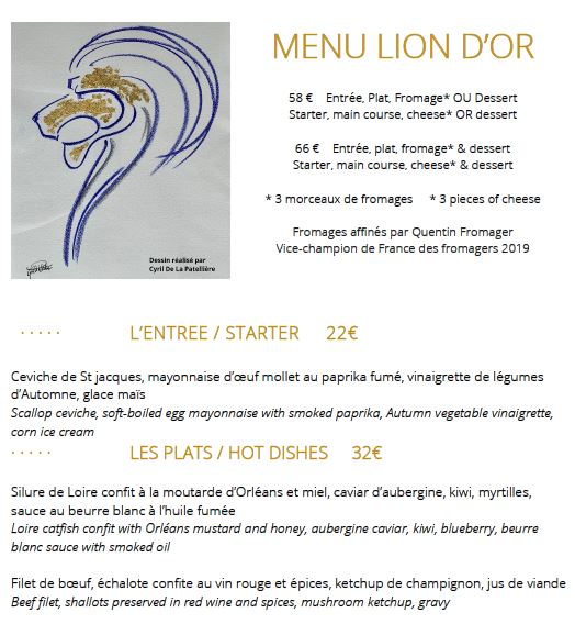 Le Lion D'Or Photo Menu 5