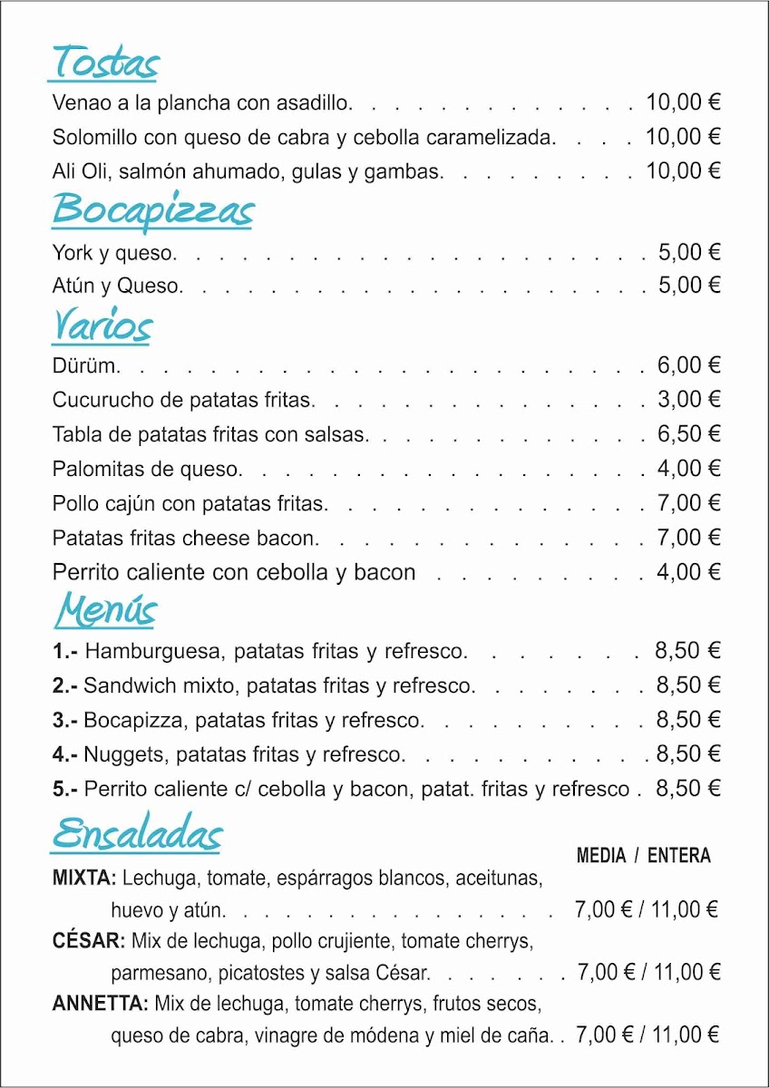 Cafetería Annetta Brewery Photo Menu 3