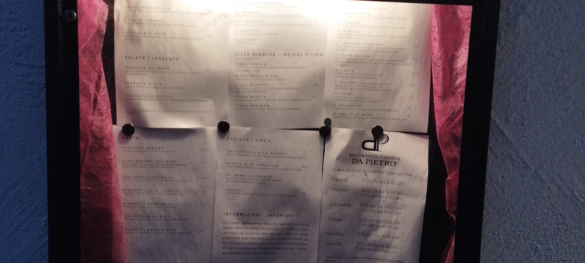 Ristorante Pizzeria Da Pietro Photo Menu 10