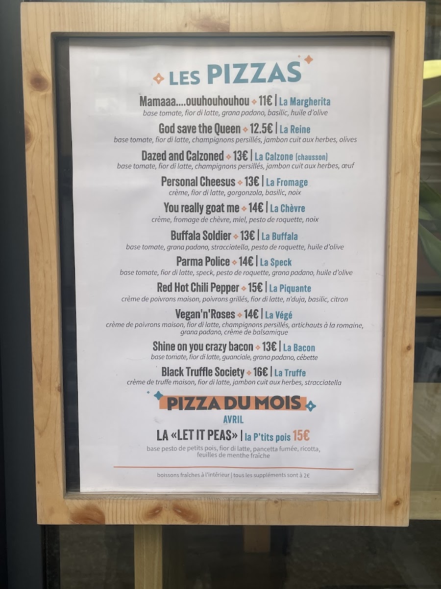 Pizza Records - Sarlat Photo Menu 2