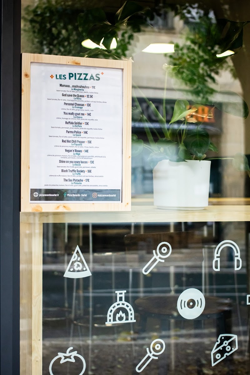 Pizza Records - Sarlat Photo Menu 5
