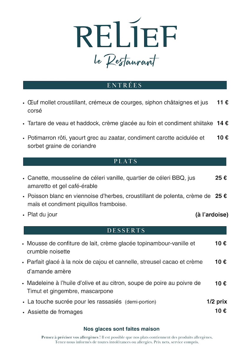 Relief Photo Menu 1