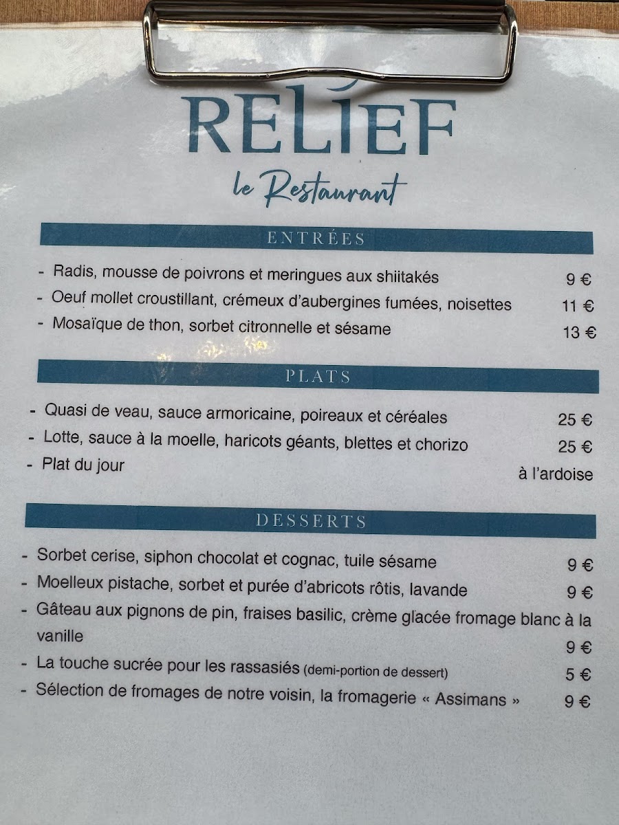 Relief Photo Menu 10