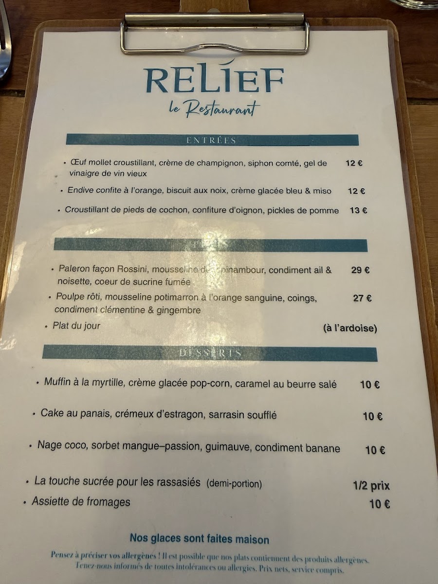 Relief Photo Menu 3