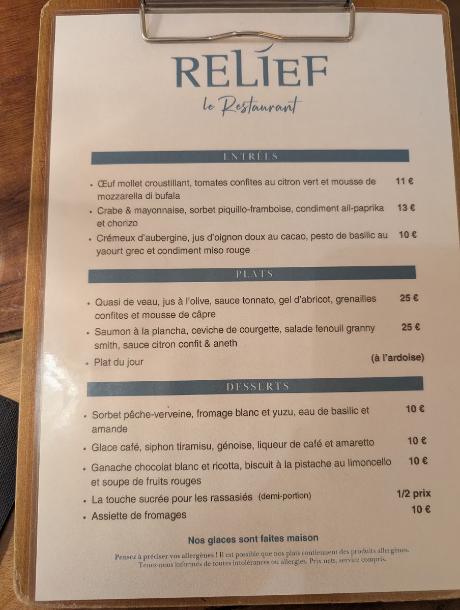 Relief Photo Menu 4