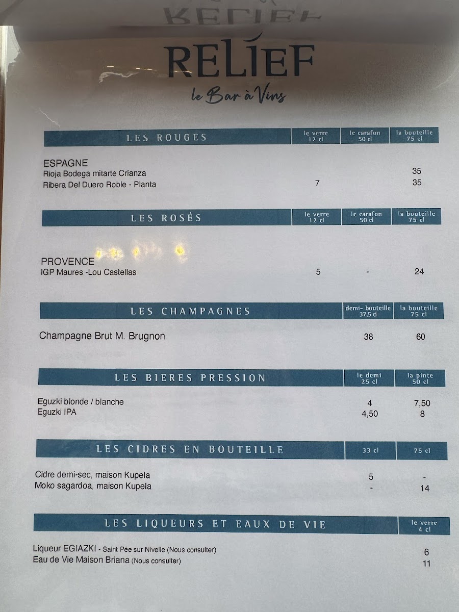 Relief Photo Menu 7