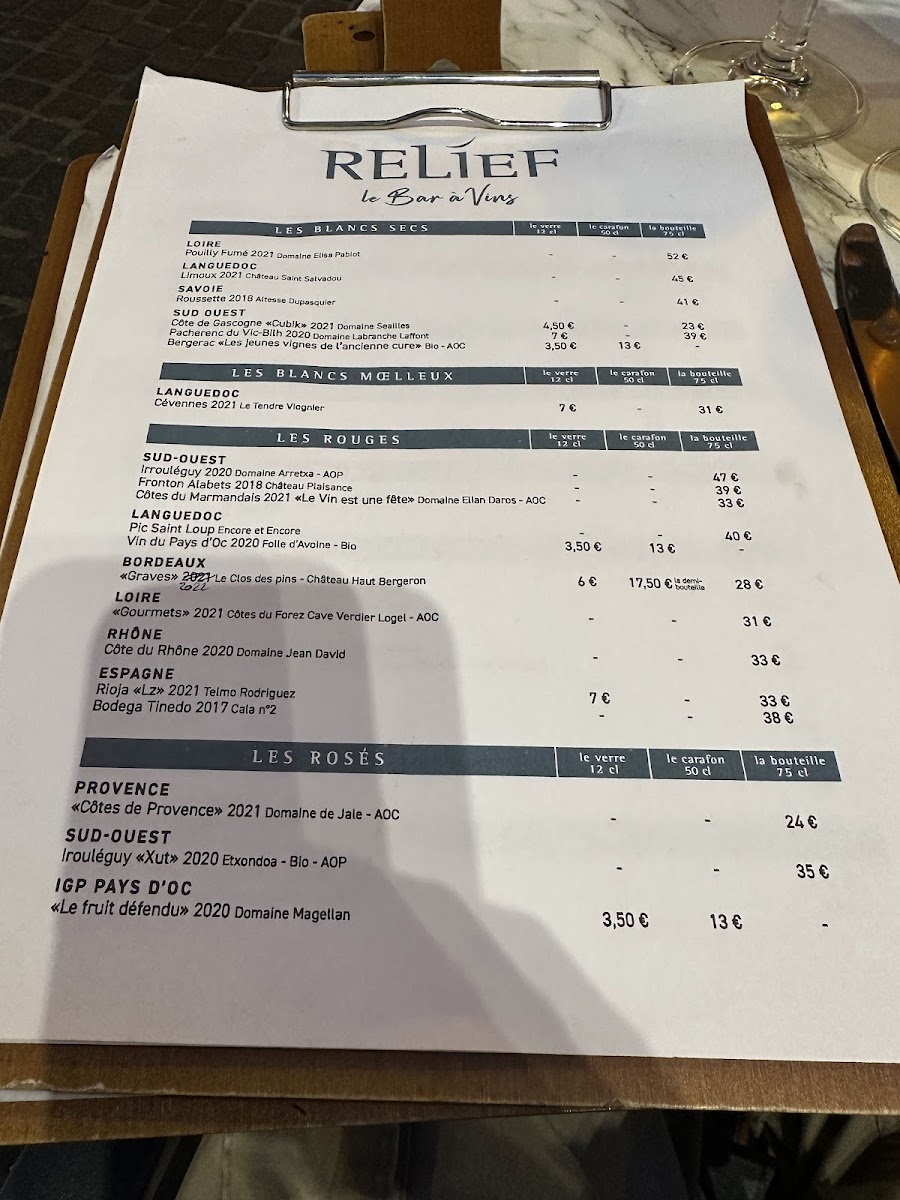 Relief Photo Menu 8