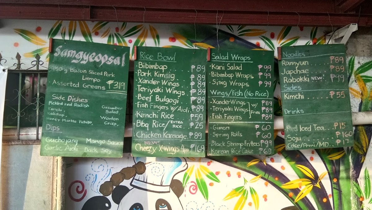 XanderFood PH Photo Menu 1