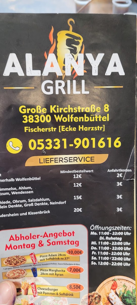 Alanya Grill türkische Spezialitäten mit Bringdienst Photo Menu 2