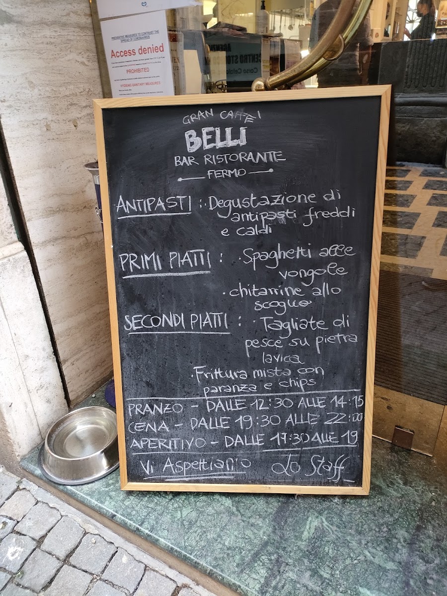Ristorante belli Photo Menu 1