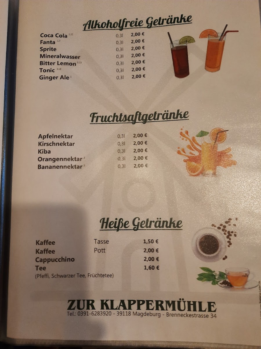 'Zur Klappermühle' Magdeburg Photo Menu 5