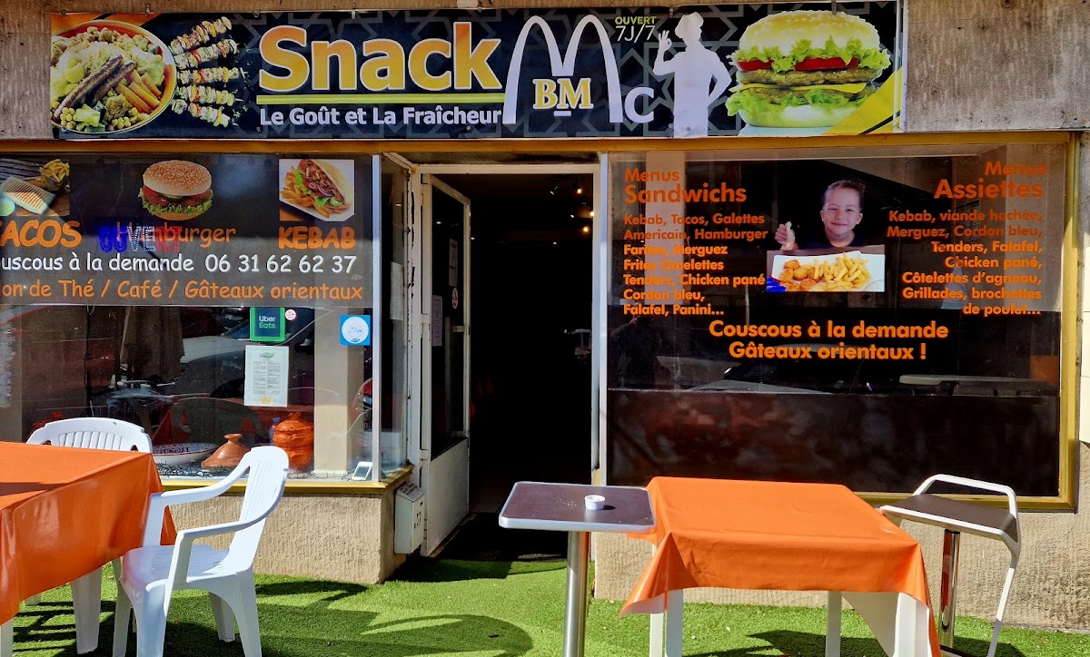 SNACK MCBM (Kebab et Tacos) Halal Photo Menu 5